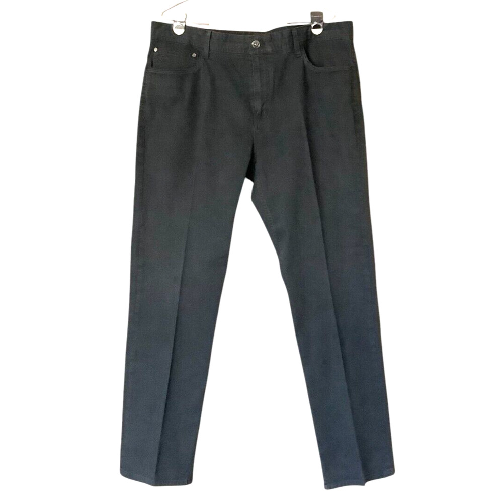 English Laundry Men's 38x34 Brixton Jeans Straight Stretch Classic Gray Black